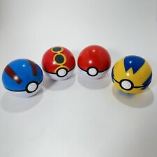 Set of 4 POKEMON poke-balls Pokémon Belt Collectible 2005 picture