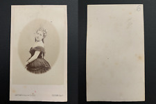 Levitsky, Paris, Madame de Gallifet Vintage Albumen Business Card, CDVFloren picture