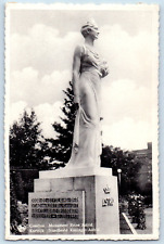 Kortrijk Belgium Postcard Monument Reine Astrid c1940's Vintage Unposted picture