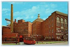 c1960's Utica Club Brewery Tour Beer Trolley Utica New York NY Vintage Postcard picture