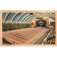 Largest Convention Hall & Theatre in the World Atlantic City NJ Vtg Postcard PD3 picture
