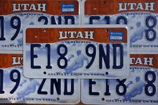 One or More - UTAH SKIER GREATEST SNOW ON EARTH License Plate picture