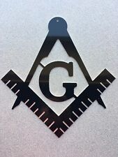 Mason Logo Metal Sign CNC Art Masonic Emblem 12”x11”  picture