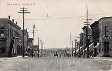 1908 Canton South Dakota SD Main Street Scene Postcard picture