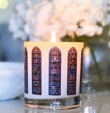 Chartres Cathedral Stained Glass Windows Candle - The Catholic Company picture