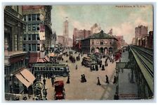 1912 Herald Square Trolley Car Store New York City NY Posted Antique Postcard picture