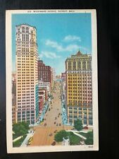 Vintage Postcard 1951 Woodward Avenue, Detroit, Michigan (MI) picture
