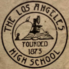 1928 Home Economics Department Graduation Award Ribbon Los Angeles High School picture