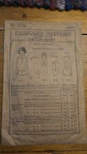 Antique DESIGNER PATTERN #3606, Vestee's Collars and Cuffs picture