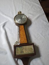 Vintage Sessions Electric Banjo Clock Bird's Eye Maple, Mt. Vernon, Working picture