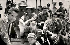 LG998 1968 AP Wire Photo WORK BRIGADE @ YOUNG COMMUNIST LEAGUE CAMP CUBAN PORT picture