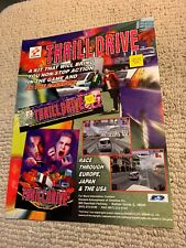 11-8 1/4” Thrill Drive Konami ARCADE VIDEO GAME FLYER picture
