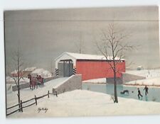 Postcard Wintertime By Jay Mcvey Pennsylvania USA picture