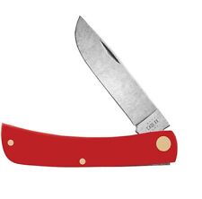 CASE XX KNIFE  SOD BUSTER Jr - AMERICAN WORKMAN RED HANDLES 73932 - CARBON STEEL picture