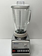 Vintage Osterizer 14 Speed Blender with Glass Pitcher Made in USA WORKS NICE picture