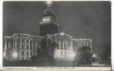 Vtg Postcard - Colorado Capitol at Night - Denver, Colorado 1907 picture