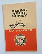 1941 Central Trust Bank Ledger Booklet Ephemera picture