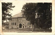 HIGH SCHOOL antique real photo postcard rppc HOUSTON MINNESOTA MN 1910s picture