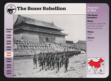 THE BOXER REBELLION 1900 China Beijing Photo 1995 GROLIER STORY OF AMERICA CARD picture