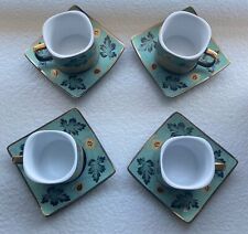 Casati Fine Porcelain Bavaria Espresso Set of 4 Cups/Saucers From Germany picture
