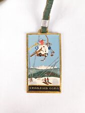 Vintage Kranjska Gora Skiing Mountain Medallion / Pendant Slovenia Souvenir  picture