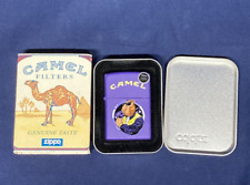 1997 Unfired Camel Joe In The Window Purple Zippo Lighter With Box picture