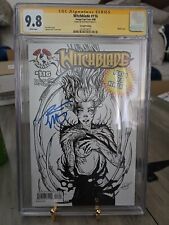 Witchblade #116 (2nd Print, Sketch Cover) CGC SS 9.8 - Signed by Ron Marz picture