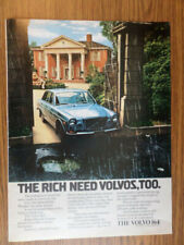 1973 Volvo 164 Ad  The Rich Need Volvos Too picture