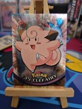 Clefairy #35 Topps Series 1 Pokemon Card 1999 Rare  Blue Logo 1st print picture