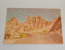 Vintage 1970 Postcard Top Norbeck Pass Bad Lands National Monument South Dakota picture