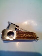 PFEILRING Solingen 5610 Vintage Cigar Cutter, handle- horn,Germany with key ring picture