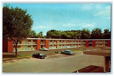 1972 Meadow Court Hotel Exterior Parking Lot Ithaca New York NY Posted Postcard picture