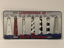 Lighthouses of North Carolina Souvenir License Plate Cape Hatteras Bodie Island  picture