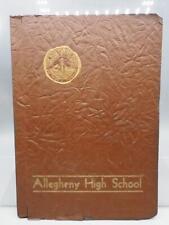 Vintage Allegheny High School January 1939 Yearbook Pittsburgh Pennsylvania picture