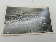 YREKA California Panorama Areal View Black & White Photograph Postcard RPPC 1940 picture