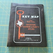 Vintage Key Map 33th edition Houston Harris  County Atlas picture