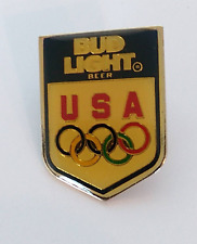 Bud Light Beer USA Olympics Lapel Pin picture