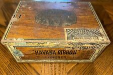 Vintage Havana Ribbon Bayuk Brothers Metal Cigar Tin picture