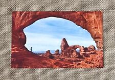 Ephemera Vintage Postcard The Windows Arches National Monument Utah picture
