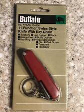 1992 Buffalo KYSAK 04836 11 function Swiss style knife  keychain 3