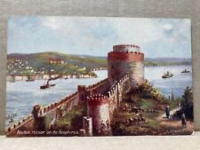 Asiatic Castle Anatole Hissar On The Bosphorus Oilette Art Tuck Postcard picture