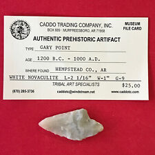 5647 Gary Point Arrowhead Arkansas Artifact Novaculite Authentic  picture