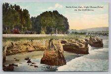 Postcard Lighthouse Point on Cliff Drive, Santa Cruz California picture