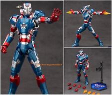 ZD Marvel Iron Man War Machine Iron Patriot Action Figure Collection Gift 7in picture