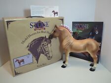 Peter Stone Standing Drafter Draft Horse Belgian Blond 9604 MINT In Box Tag 1996 picture