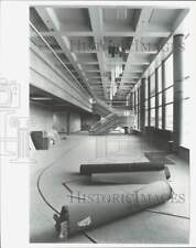 1986 Press Photo Ongoing construction of the lobby at new UAA Arts Building picture