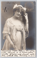 Marie Studholme, London Victorian Edwardian Actress, Gaiety Girl, RPPC c1905 picture