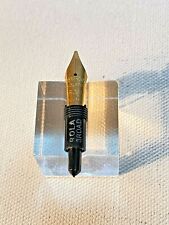 Osmiroid 22 CT Gold Fountain Pen Nib Rolatip BROAD or MED Fits Esterbrooks picture