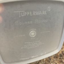 Tupperware 310-6 Square Round Replacement Seal LID ONLY ~ SHEER (4.5x5