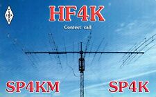 Olsztyn Poland HF4K Amateur Radio QSL Postcard picture